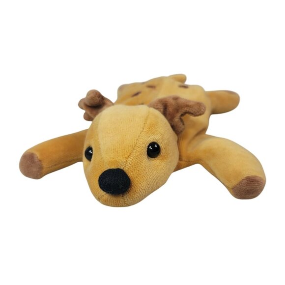 2/$15 Ty Beanie Babies Spotted Deer Fawn Plush Brown Floppy Stuffed Tag Removed - Picture 2 of 9